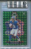 2024 Malik Nabers Panini Mosaic GREEN ROOKIE RC BGS 8.5 #306 New York Giants 8105