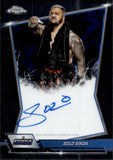 2026 Solo Sikoa Topps Chrome WWE BLUE BRAND AUTO AUTOGRAPH #BBA-SOL Friday Night Smackdown 1