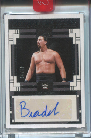 2024 Bradshaw Panini Three Count ATTITUDE ERA ICONS SIGNATURES AUTO 46/99 AUTOGRAPH #AE-BSH WWE Legend