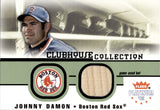 2002 Johnny Damon Fleer Platinum CLUBHOUSE COLLECTION BAT RELIC #_JODA Boston Red Sox