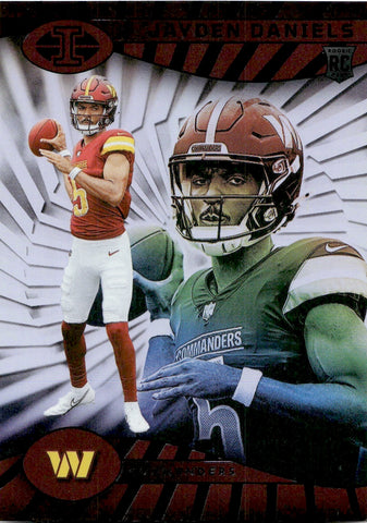 2024 Jayden Daniels Panini Illusions BRONZE ROOKIE RC #93 Washington Commanders 3
