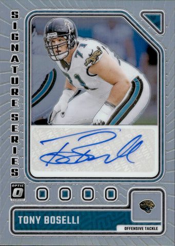 2023 Tony Boselli Donruss Optic HOLO SIGNATURE SERIES AUTO AUTOGRAPH #SS-TB Jacksonville Jaguars