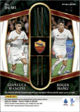2022-23 Gianluca Mancini Roger Ibanez Dual Relic Panini Select Soccer Serie A #DS-MI 4/5 GREEN PRIZM DUAL RELIC AS ROMA