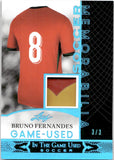 2024 Bruno Fernandes Relic Leaf In The Game Used #GUSM-2 3/3 PLATINUM FOIL GAME USED RELIC