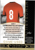2024 Bruno Fernandes Relic Leaf In The Game Used #GUSM-2 3/3 PLATINUM FOIL GAME USED RELIC