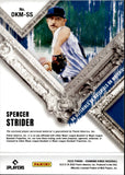 2022 Spencer Strider Panini Diamond Kings MATERIALS DUAL JERSEY Atlanta Braves #DKM-SS