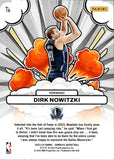 2023-24 Dirk Nowitzki Panini Donruss HOLO PURPLE LASER BOMB SQUAD 82/99 Dallas Mavericks #16
