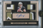 2024 Spencer Rattler Panini One SQUARE ONE QUAD ROOKIE PATCH AUTO 73/99 AUTOGRAPH RELIC #49 New Orleans Saints