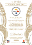 2025 Will Howard Panini Flawless ROOKIE HOLO GOLD JUMBO PATCH 07/25 RELIC RC #RP-WHD Pittsburgh Steelers