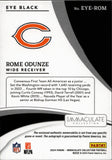 2024 Rome Odunze Panini Immaculate EYE BLACK ROOKIE JERSEY AUTO 28/99 AUTOGRAPH RELIC #EYE-ROM Chicago Bears
