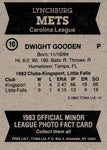 1983 Dwight Gooden TCMA #10 Lynchburg Mets