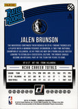 2018-19 Jalen Brunson Panini Donruss RATED ROOKIE RC #179 Dallas Mavericks 1
