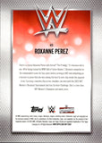 2026 Roxanne Perez Topps Chrome WWE Sapphire GOLD REFRACTOR 48/50 #65 Monday Night Raw