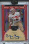 2024 Roger Craig Panini One RED ONCE IN A FRANCHISE AUTO 17/60 AUTOGRAPH #358 San Francisco 49ers HOF