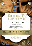 2025-26 Dalibor Dvorsky Upper Deck Exquisite ROOKIE DRAFT DAY 071/349 RC #RDD-DD St. Louis Blues
