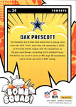 2024 Dak Prescott Panini Donruss HOLO BOMB SQUAD 078/100 #34 Dallas Cowboys