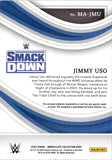 2023 Jimmy Uso Panini Immaculate WWE SHIRT RELIC AUTO 28/99 AUTOGRAPH RELIC #MA-JMU Friday Night Smackdown