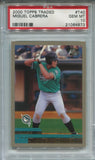 2000 Miguel Cabrera Topps Traded ROOKIE RC PSA 10 #T40 Florida Marlins 4873