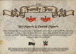 2025 Rey Mysterio & Dominik Mysterio Topps Chrome WWE FAMILY TREE GOLD REFRACTOR 33/50 #FT-MY Monday Night Raw
