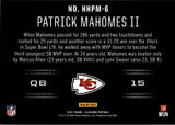 2021 Patrick Mahomes II Panini Illusions HOLOHEROES #HHPM-6 Kansas City Chiefs