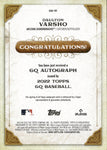 2022 Daulton Varsho Topps Gypsy Queen AUTO AUTOGRAPH #GQA-DV Arizona Diamondbacks