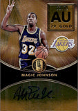 2016-17 Magic Johnson Panini Gold Standard AU GOLD AUTO 23/49 AUTOGRAPH #AU-MJ Los Angeles Lakers HOF