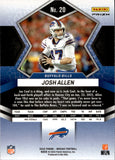 2022 Josh Allen Panini Mosaic ORANGE PRIZM #20 Buffalo Bills