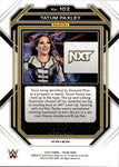 2023 Tatum Paxley Panini Prizm WWE PURPLE ROOKIE 030/149 RC #102 NXT