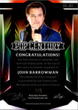 2023 John Barrowman Leaf Pop Century GREEN ICE AUTO 1/5 AUTOGRAPH #BA-JB1 Doctor Who
