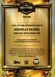 2025 Michelle McCool Topps Chrome WWE PURPLE GEOMETRIC REFRACTOR HALL OF FAME INSCRIPTION AUTO 06/10 AUTOGRAPH #HOF-MM WWE HOF