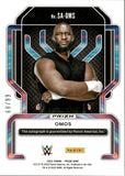 2022 Omos Panini Prizm WWE RED SUPERSTAR AUTO 68/99 AUTOGRAPH #SA-OMS Friday Night Smackdown