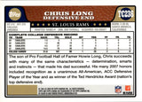 2008 Chris Long Topps Chrome ROOKIE AUTO AUTOGRAPH RC #TC236 St. Louis Rams