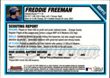 2007 Freddie Freeman Bowman Draft Picks and Prospects Chrome 1ST BOWMAN ROOKIE RC #BDPP12 Atlanta Braves 9