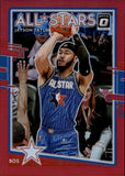 2020-21 Jayson Tatum Panini Donruss Optic ALL-STARS RED PRIZM 74/99 #10 Boston Celtics