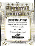 2021 Ice Cube Leaf Pop Century SUPERSTAR SWATCHES BRONZE WARDROBE 73/80 RELIC #SS-25 Sean John Logo Jacket