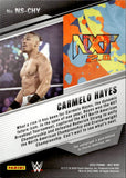 2022 Carmelo Hayes Panini NXT WWE RED ROOKIE SIGNATURE AUTO 47/49 AUTOGRAPH #NS-CHY NXT