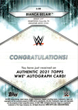 2021 Bianca Belair Topps WWE ORANGE AUTO 09/50 AUTOGRAPH #A-BB Monday Night Raw