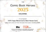 2025 Wolverine Topps Marvel COMIC BOOK HEROES '75 ANNIVERSARY GOLD RAYWAVE REFRACTOR 098/150 #148 X-Men