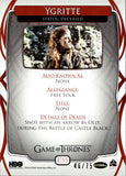 2020 Ygritte Rittenhouse Game of Thrones THE COMPLETE SERIES THE CAST RED PARALLEL 46/75 #C55