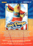 2021 The Famous San Diego Chicken Panini Donruss QUAD JERSEY COSTUME RELIC #CHIACKEN-87 San Diego Padres