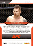 2021 Chris Weidman Panini Prizm UFC TEAL 23/49 #88 Light Heavyweight