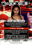 2025 Teyana Taylor Leaf Pop Century BLUE MOJO KNOCKOUTS AUTO 5/8 AUTOGRAPH #K-TT1 Spike Tee