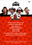 2025 Brian Rast Daniel Weinman Josh Arieh Ben Lamb Leaf Metal Poker BLUE ICE 4 OF A KIND TRIPLE AUTO 3/6 AUTOGRAPH #4K-3 World Series of Poker