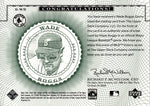 2002 Wade Boggs Upper Deck Sweet Spot Classics GAME USED BAT RELIC #B-WB Boston Red Sox