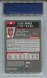 2006 Albert Pujols Bowman BLUE 144/500 PSA 9 #25 St. Louis Cardinals 7646