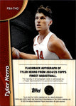 2025 Tyler Herro Topps Chrome LIME GREEN GEOMETRIC FLASHBACK AUTO 42/75 AUTOGRAPH FBA-THO Miami Heat