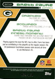 2006 Brett Favre Topps Finest MOMENTS BLUE XFRACTOR 039/150 #BF12 Green Bay Packers HOF
