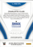 2023 Charlotte Flair Panini Immaculate Collection REMARKABLE MEMORABILIA SHIRT 27/35 RELIC #RM-CFL Friday Night Smackdown