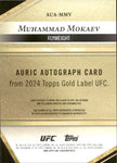 2024 Muhammad Mokaev Topps Gold Label AURIC AUTO 023/149 AUTOGRAPH #AUA-MMV Flyweight