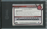 2022 Jordan Walker Bowman Chrome FUCHSIA SHIMMER REFRACTOR PROSPECT SGC 9 #BCP-221 St. Louis Cardinals